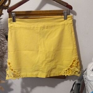 Attyre Petite Yellow Skirt